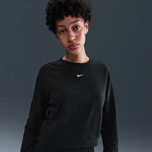 Nike Sportswear Chill Terry жіноча Crew-Neck French Terry світшот колір чорний