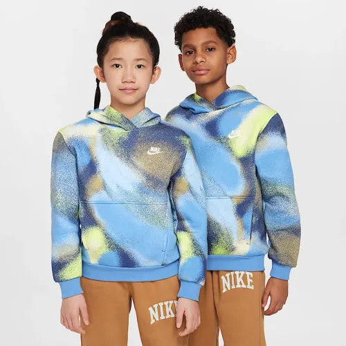 Nike Sportswear Club Fleece Big дитячі Толстовка з капюшоном блакитний