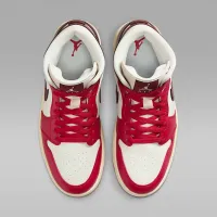 Nike Air Jordan 1 Mid женская Кроссовки цвет белый