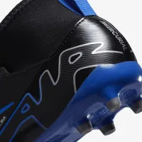 Nike Jr. Mercurial Superfly 9 Academy Little/Big дитячі Multi-Ground High-Top футбольні бутси колір чорний