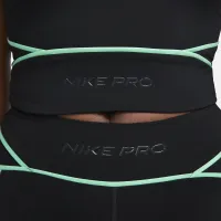 Nike Pro Dri-FIT жіноча Cropped тренувальні Tank колір чорний