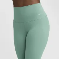 Nike Zenvy женская Gentle-Support С высокой Талией 7/8 лосины цвет зеленый