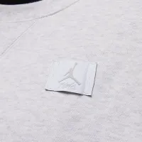 Nike Jordan Flight Fleece жіноча Crew-Neck світшот колір коричневий