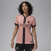 Nike Paris Saint-Germain 2024/25 Stadium Third женская Jordan Dri-FIT Soccer Replica Jersey Pink