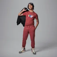 Nike Jordan Big детские Signature футболка цвет красный