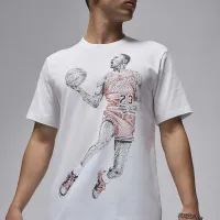 Nike Jordan мужские футболка цвет белый
