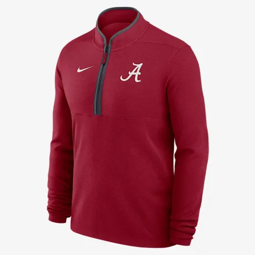 Alabama Crimson Tide Victory чоловічі Nike Dri-FIT College 1/2-Zip Long-Sleeve Top колір червоний