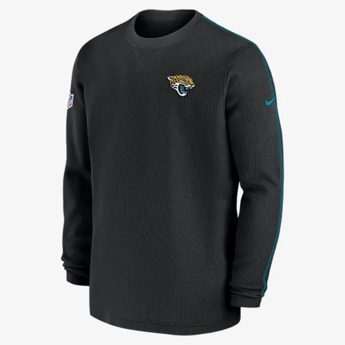 Jacksonville Jaguars Sideline Coach Men’s Nike NFL Long-Sleeve Top колір чорний