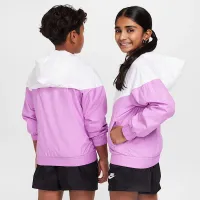 Nike Sportswear Windrunner Big детские Hooded Repel Куртка цвет белый
