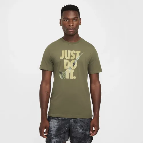 Nike чоловічі Dri-FIT Short-Sleeve Fitness футболка колір зелений