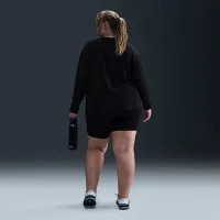 Nike One Relaxed женская Dri-FIT Long-Sleeve Top (большие размеры) цвет черный