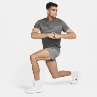 Nike Miler Flash чоловічі Dri-FIT UV Short-Sleeve Running Top колір сірий