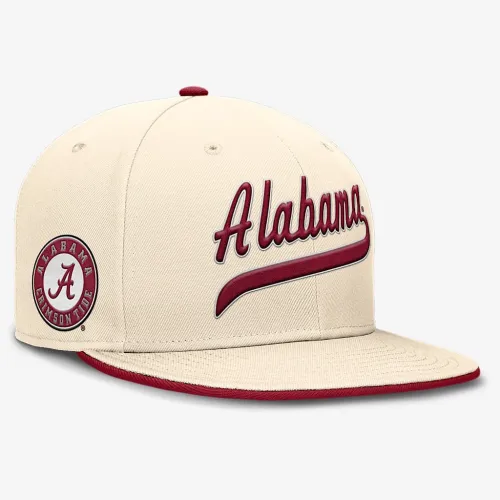 Alabama Crimson Tide Primetime True мужские Nike Dri-FIT College Fitted Hat цвет коричневый