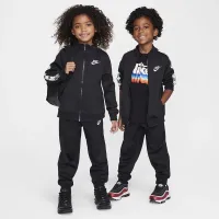 Nike Dri-FIT Little детские Logo Taping 2-Piece Full-Zip набор цвет черный