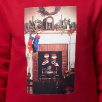 Nike Air Jordan Big детские (для мальчиков) Pullover Толстовка с капюшоном цвет красный