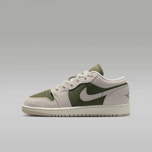 Nike Air Jordan 1 Low SE Big дитячі Кросівки колір зелений