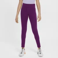 Nike Dri-FIT One Big дитячі (Girls') лосіни колір фіолетовий