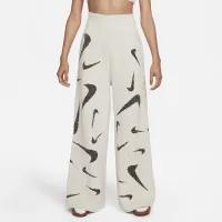 Nike Sportswear Phoenix Cozy Букле женская С высокой Талией Wide-Leg Knit Pants цвет коричневый