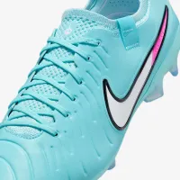 Nike Tiempo Legend 10 Elite Firm-Ground Low-Top футбольні бутси блакитний