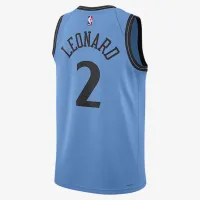 Kawhi Leonard LA Clippers 2024/25 City Edition мужские Nike Dri-FIT NBA Swingman Jersey синий