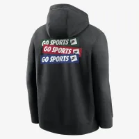 Nike Club Fleece мужские Pullover Толстовка с капюшоном цвет черный