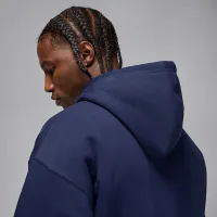 Nike Jordan Brooklyn Fleece мужские оверсайз Pullover Толстовка с капюшоном синий