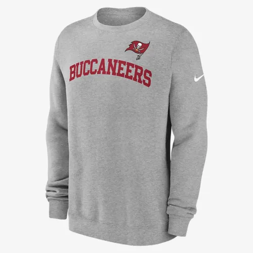 Tampa Bay Buccaneers Club чоловічі Nike NFL Pullover Crew колір сірий