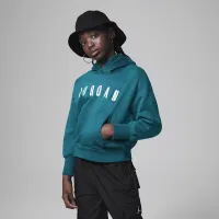 Nike Jordan Soft Touch Mixed Pullover Толстовка с капюшоном Big Kids Толстовка с капюшоном цвет зеленый