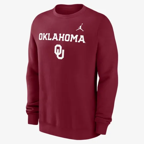 Oklahoma Sooners Primetime Primary Stack чоловічі Nike College Pullover Crew колір червоний