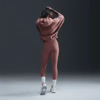 Nike Sportswear Phoenix Fleece женская Over-оверсайз Pullover Толстовка с капюшоном Pink