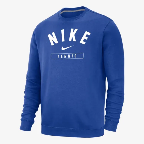 Nike Tennis мужские Crew-Neck свитшот синий