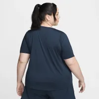 Nike One Classic жіноча Dri-FIT Short-Sleeve Top (великі розміри) блакитний