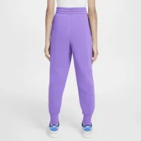 Nike Sportswear Club Fleece Big детские (Girls') С высокой Талией Fitted Pants цвет фиолетовый