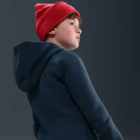 Nike Sportswear Tech Fleece Big детские Full-Zip Толстовка с капюшоном синий