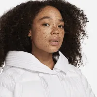 Nike Sportswear Swoosh Puffer PrimaLoft® женская Therma-FIT оверсайз Hooded Куртка цвет белый