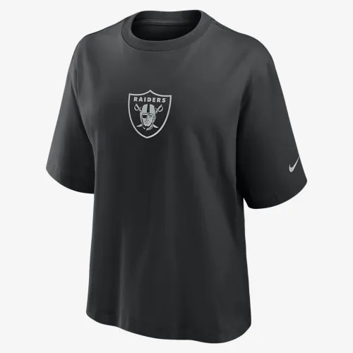 Las Vegas Raiders Boxy жіноча Nike NFL футболка колір чорний