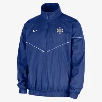 New York Knicks Courtside Windrunner чоловічі Nike NBA Anorak Куртка блакитний