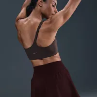 Nike One жіноча Dri-FIT спідниця колір червоний
