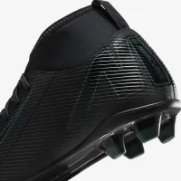 Nike Jr. Mercurial Superfly 10 Club Little/Big дитячі MG High-Top футбольні бутси колір чорний