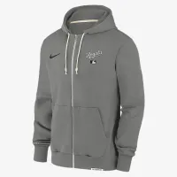 Kansas City Royals Authentic Collection Travel чоловічі Nike Dri-FIT MLB Full-Zip Толстовка з капюшоном колір сірий