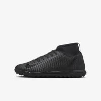 Nike Jr. Mercurial Superfly 10 Club Little/Big детские TF High-Top Soccer Кроссовки цвет черный