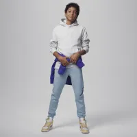Nike Jordan MJ Flight MVP Big детские Pullover Толстовка с капюшоном цвет серый