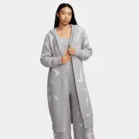 Nike Sportswear Phoenix Cozy Букле женская Loose Long Knit Cardigan цвет серый