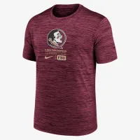 Florida State Seminoles Campus Center Block Velocity чоловічі Nike Dri-FIT College футболка колір червоний