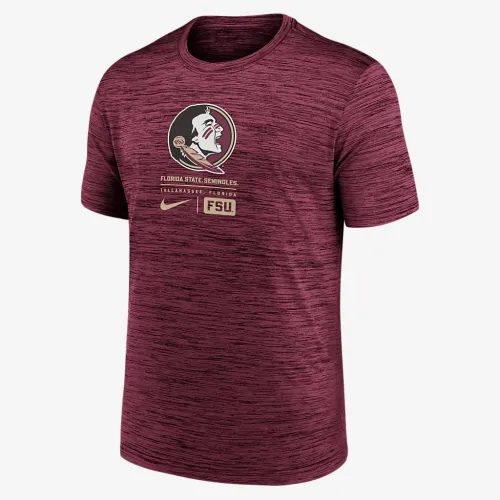 Florida State Seminoles Campus Center Block Velocity чоловічі Nike Dri-FIT College футболка колір червоний