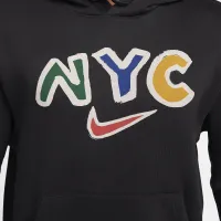 Nike Sportswear Club Fleece мужские Pullover Graphic Толстовка с капюшоном цвет черный