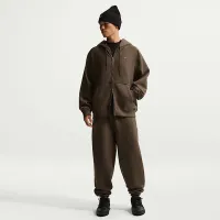 Nike Solo Swoosh мужские Full-Zip Fleece Толстовка с капюшоном цвет коричневый