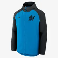 Miami Marlins Authentic Collection Men’s Nike Therma MLB Full-Zip Куртка блакитний