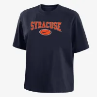 Syracuse женская Nike College Boxy футболка синий