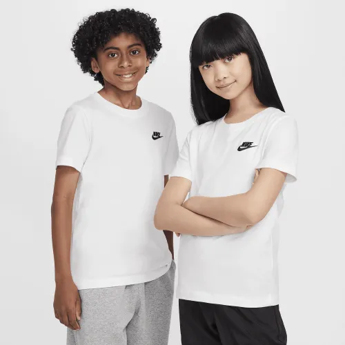 Nike Sportswear Big дитячі футболка колір білий